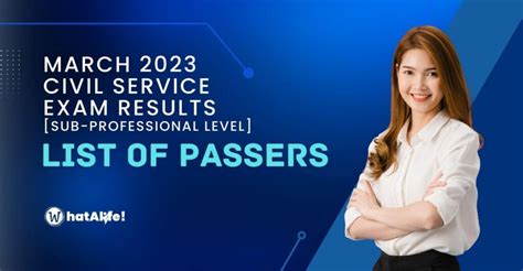 xn.ww.csc.qov.ph on|LIST OF PASSERS: March 2023 Civil Service Exam Results .